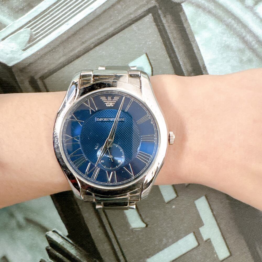 Emporio Armani AR11085 Valente Men's Watch With Blue Dial